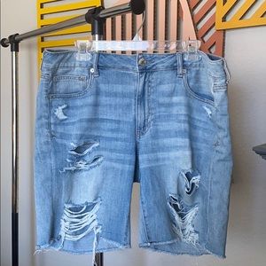 AE Tomgirl denim Bermuda shorts